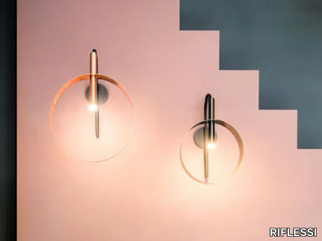 LED LOOP A - LED painted metal wall lamp _ RIFLESSI