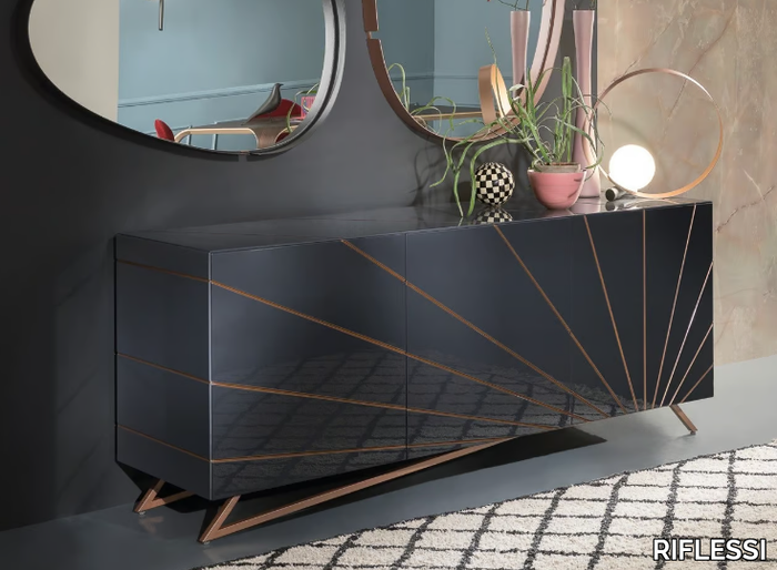 SOLARIS - Sideboard with doors _ RIFLESSI