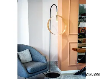 LED LOOP PT - LED metal floor lamp _ RIFLESSI