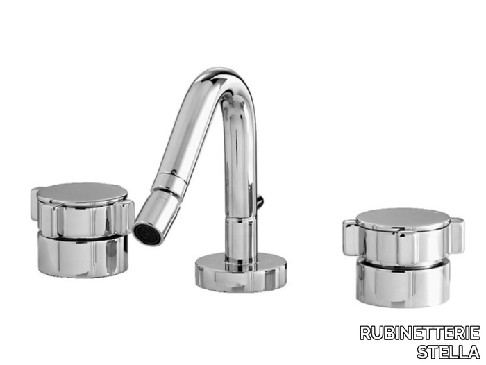 ASTER 3603-3605 - 3 hole bidet tap with swivel spout _ RUBINETTERIE STELLA