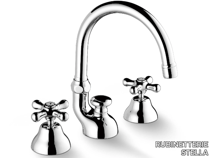 ROMA 3225 - 3 hole countertop washbasin tap _ RUBINETTERIE STELLA