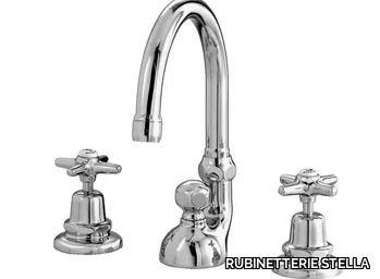 ITALICA 3225TC - 3 hole washbasin tap with adjustable spout _ RUBINETTERIE STELLA