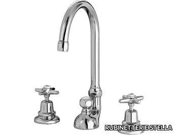 ITALICA 3226TC - 3 hole washbasin tap with adjustable spout _ RUBINETTERIE STELLA