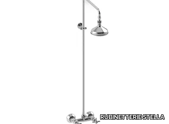 ITALICA 3283-301-314A-140 - Wall-mounted shower panel with overhead shower _ RUBINETTERIE STELLA