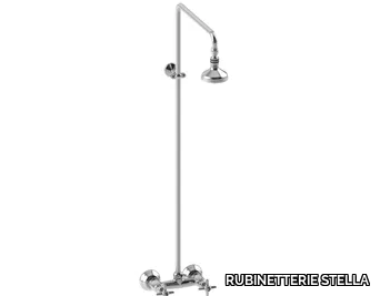 ITALICA 3283-301-314A-90 - Wall-mounted shower panel with overhead shower _ RUBINETTERIE STELLA