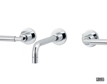 CLIFF - 3 hole wall-mounted washbasin mixer _ RVB