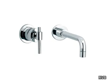 DYNAMIC - 2 hole wall-mounted washbasin mixer _ RVB