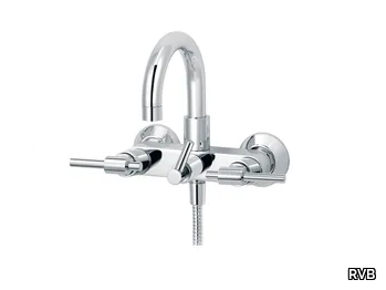 DYNAMIC - 2 hole wall-mounted bathtub mixer _ RVB