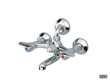 MEDICO - 2 hole wall-mounted bathtub mixer _ RVB