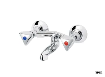 TRIO - 2 hole wall-mounted bathtub mixer _ RVB