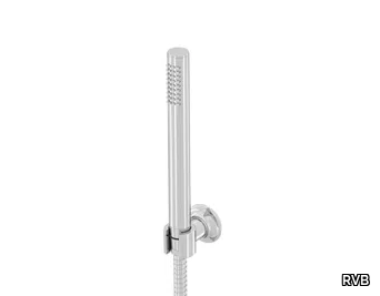 TIMES - Wall-mounted chromed brass handshower with hose for shower _ RVB