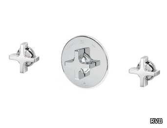 TIMES - 3 hole thermostatic chromed brass shower set _ RVB