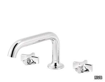 TIMES - 3 hole chromed brass washbasin tap _ RVB