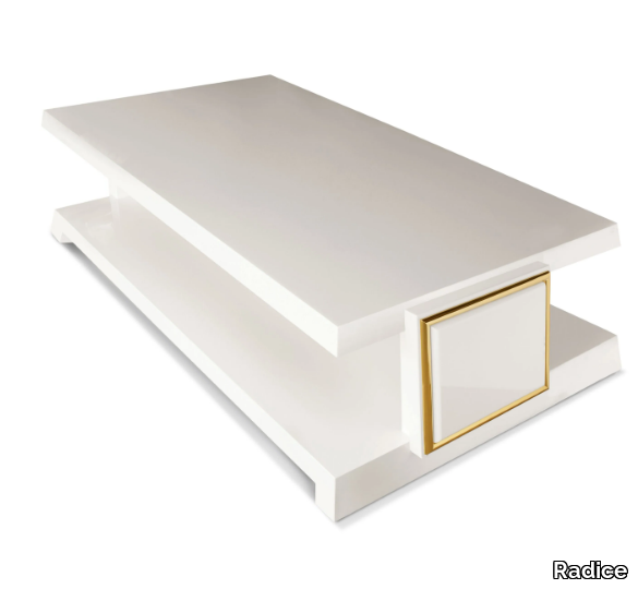 FELIX - Rectangular wooden coffee table _ Radice