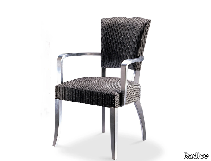 KISS - Fabric chair with armrests _ Radice