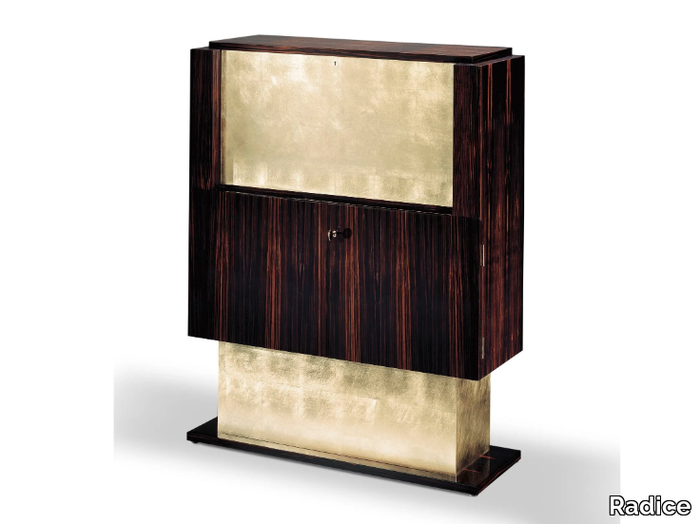 JEWEL - Wooden bar cabinet with integrated lighting _ Radice