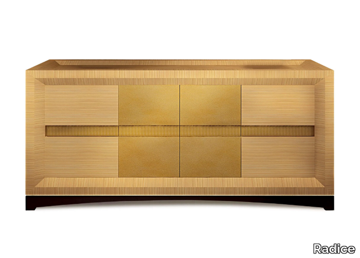 MONTENAPOLEONE - Wooden sideboard with doors _ Radice