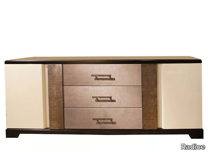 ZENITH - Wooden sideboard with doors and drawers _ Radice