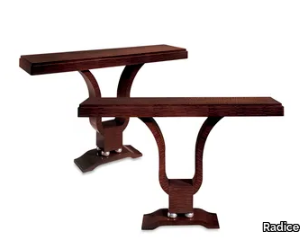 AVALON - Rectangular mahogany console table _ Radice