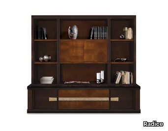 CONCORDE - Open wooden bookcase _ Radice