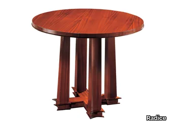 OPHRA - Round wooden table _ Radice