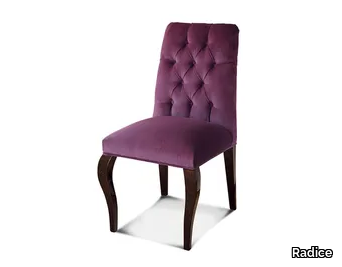 SAFIR - Tufted velvet chair _ Radice