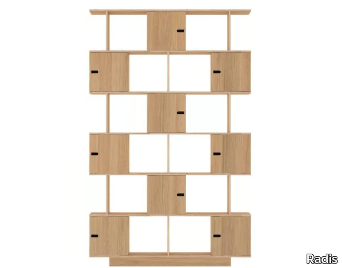 PIX M - Open double-sided bookcase _ Radis