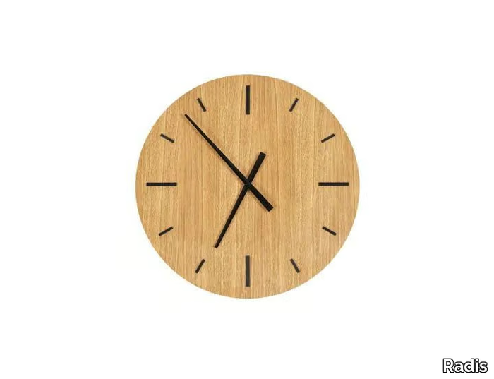 TAIM - Wall-mounted wooden clock _ Radis