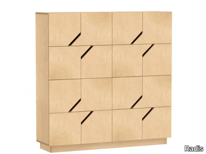 MAZE - Birch highboard with doors _ Radis