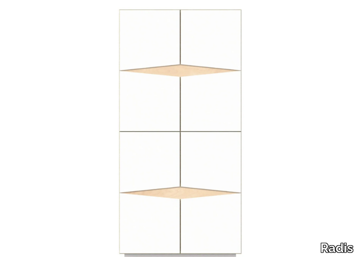 LOXI - Birch highboard with doors _ Radis