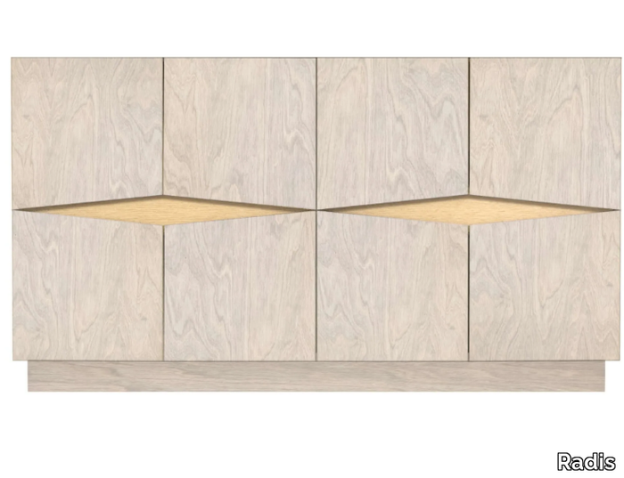 LOXI - Birch sideboard with doors _ Radis