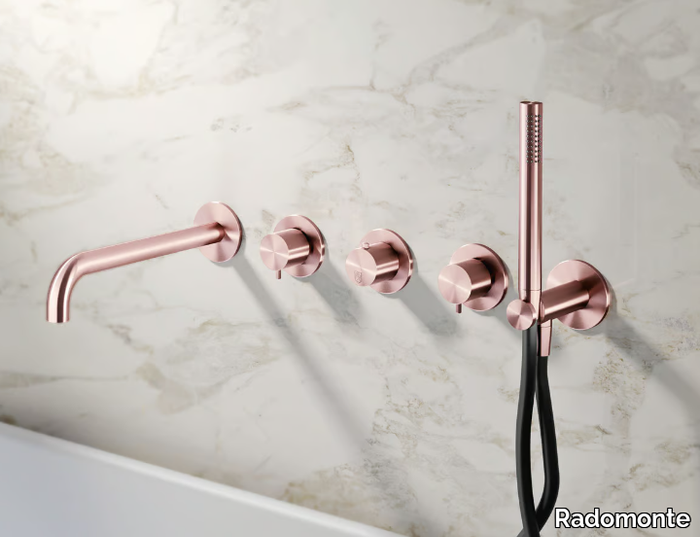 TKN52 - Wall-mounted thermostatic bathtub set _ Radomonte