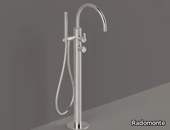 KIRA - PVI99 - Floor standing steel bathtub mixer _ Radomonte