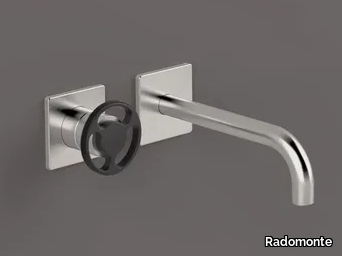 KÀTO - KAN18 - Wall-mounted steel washbasin mixer _ Radomonte