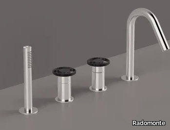 KÀTO - KAN36 - Deck mounted steel bathtub tap _ Radomonte