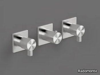 TRN60 - Recessed thermostatic steel shower mixer _ Radomonte