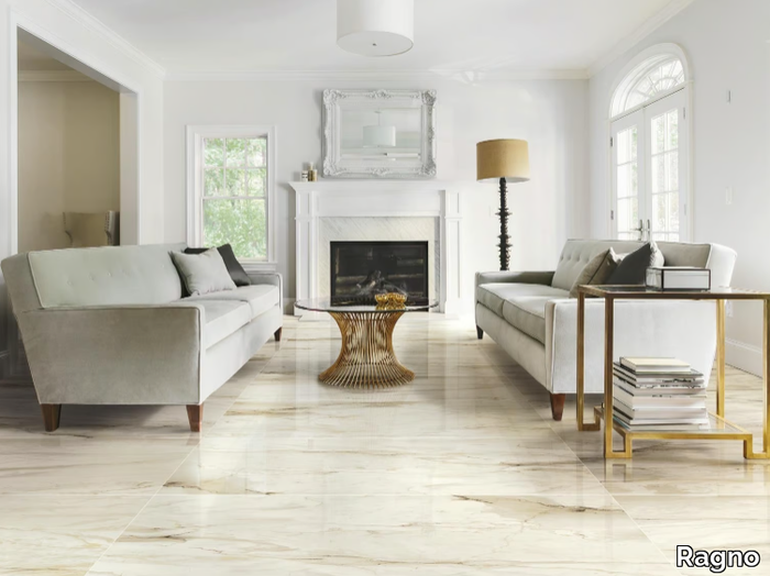 BISTROT - Porcelain stoneware flooring with marble effect _ Ragno