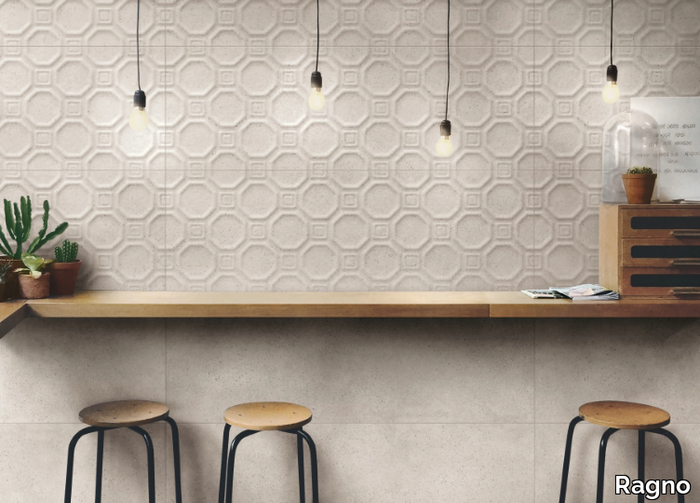 COCCIOPESTO - Indoor white-paste 3D Wall Tile _ Ragno