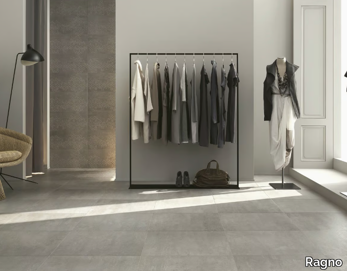 CONCEPT - Porcelain stoneware flooring with concrete effect _ Ragno