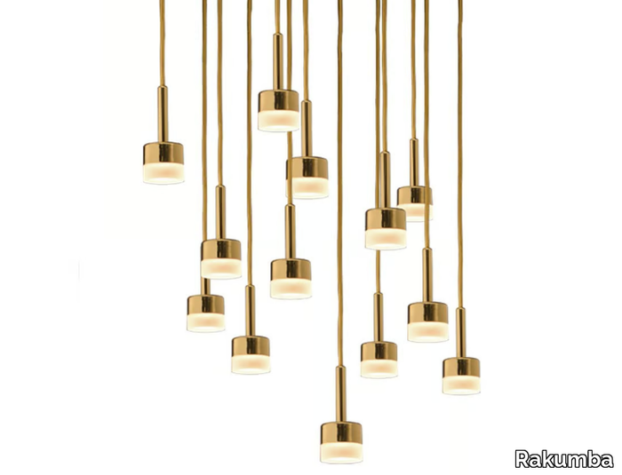 CITY LIGHTS - LED brass pendant lamp _ Rakumba