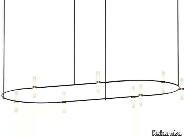 TYPOGRAPHY CILON CHANDELIER - LED metal and glass modular chandelier system _ Rakumba