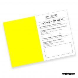 RAL1026LeuchtgelbLuminous yellow