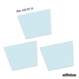 RAL240 90 10KalkbleuChalky blue white