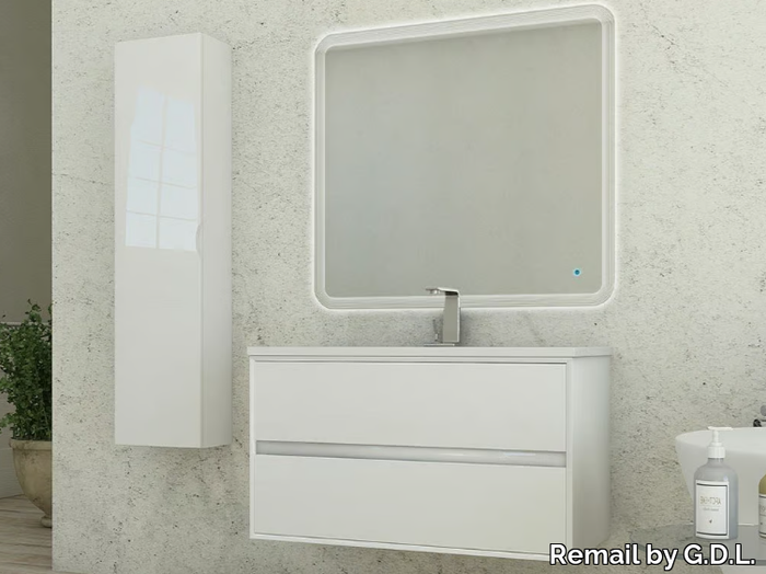 LAURA - Wall-mounted vanity unit _ Remail by G.D.L.