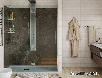 SOLUZIONE ASIA - Shower cabin with hinged door _ Remail by G.D.L.