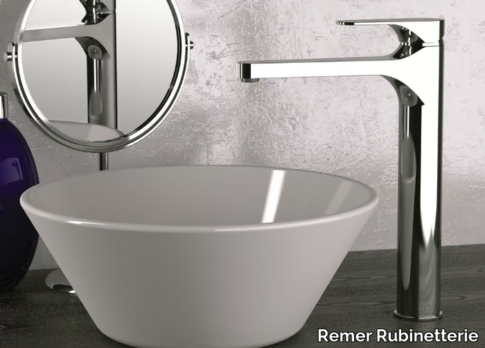 CLASS LINE - Countertop single handle washbasin mixer _ Remer Rubinetterie