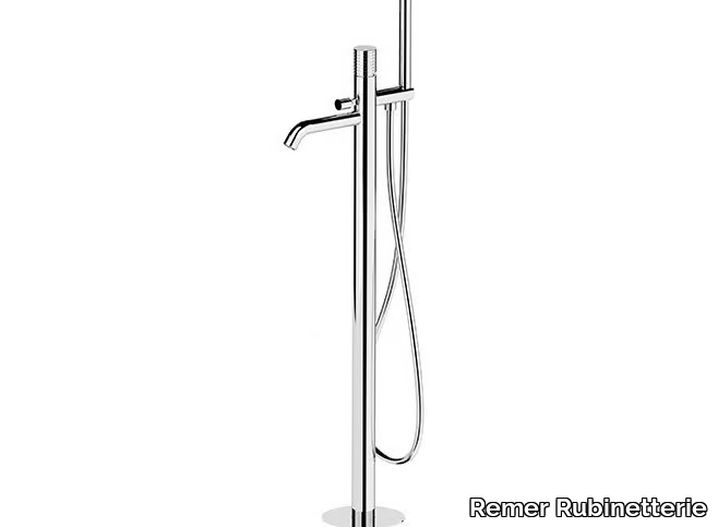 CELEBRITY - Floor standing single handle bathtub mixer _ Remer Rubinetterie