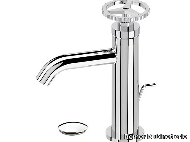 CHRONO - Single handle countertop washbasin mixer _ Remer Rubinetterie