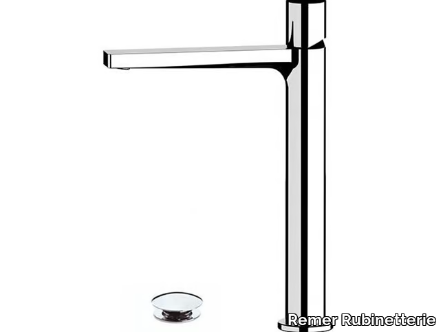 SLASH & DOT - High single handle countertop washbasin mixer _ Remer Rubinetterie