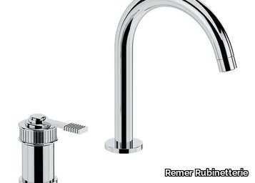 ATELIER - Single handle countertop bridge mixer _ Remer Rubinetterie